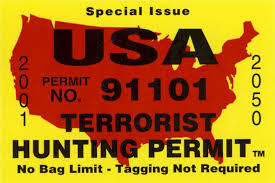 terrorist hunting license